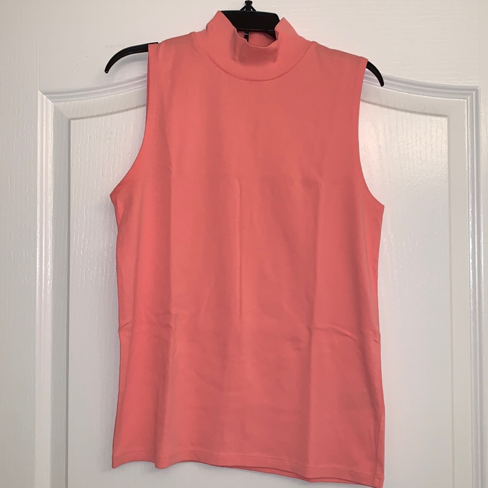 J.Crew Factory Mock Neck Sleeveless Shell